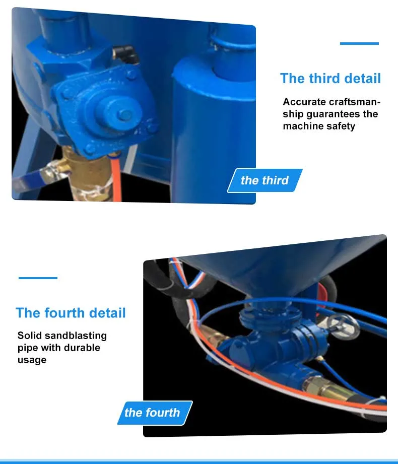 Pressure Pot Full Sand Blasting Package Industrial Machine