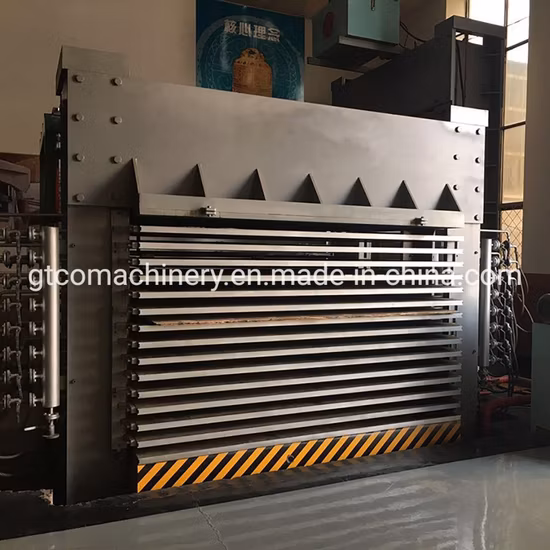 800t 6*8 многослойная фанера меламиновая фольга ламинат горячего прессования машины с CE
